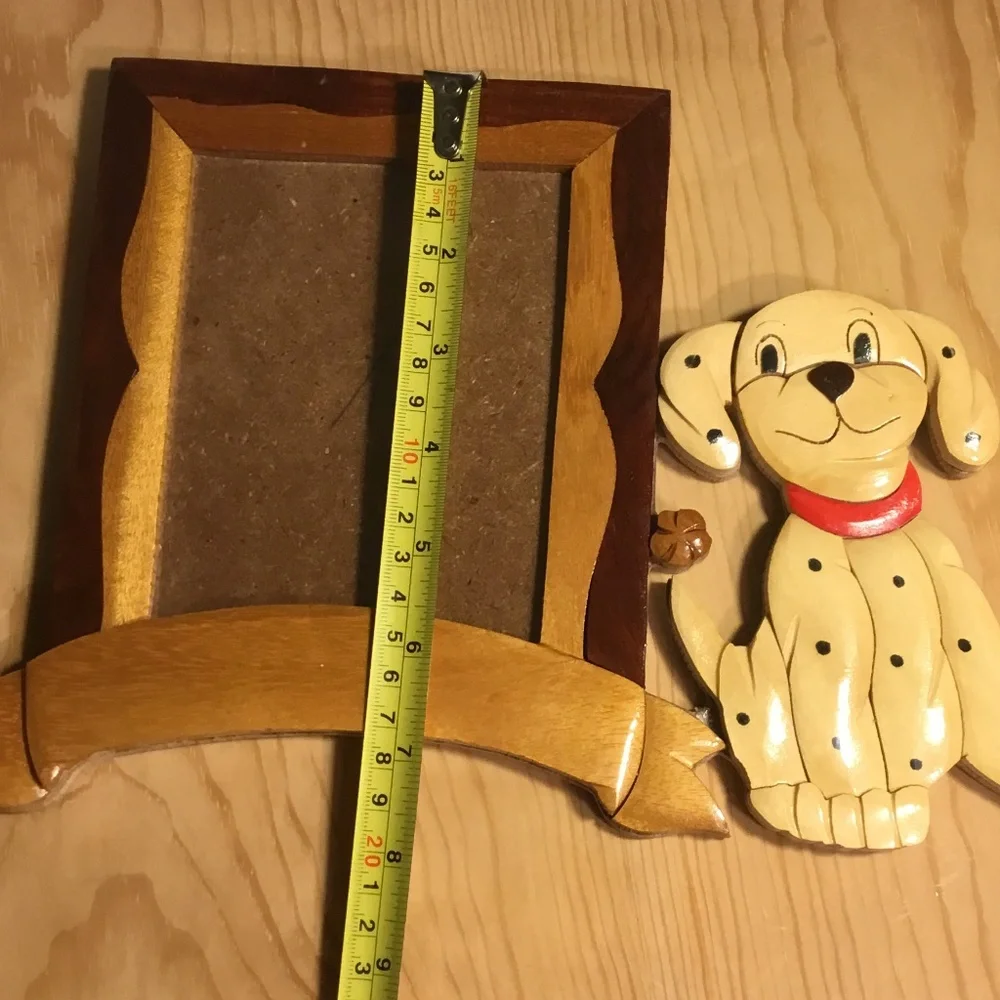 Handmade Dalmatian Puppy Dog Photo Picture Frame
